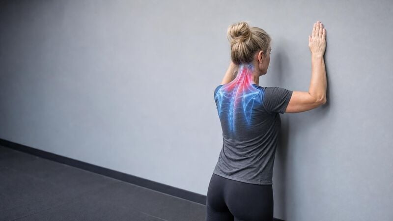 Krafttraining lindert Büro-Nackenschmerz